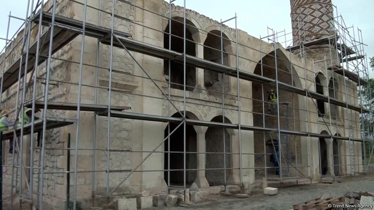 В агдамской Джума-мечети начались ремонтно-восстановительные работы