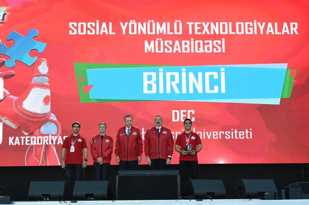 Президент Ильхам Алиев и Президент Реджеп Тайип Эрдоган приняли участие в фестивале «ТЕХНОФЕСТ Азербайджан»