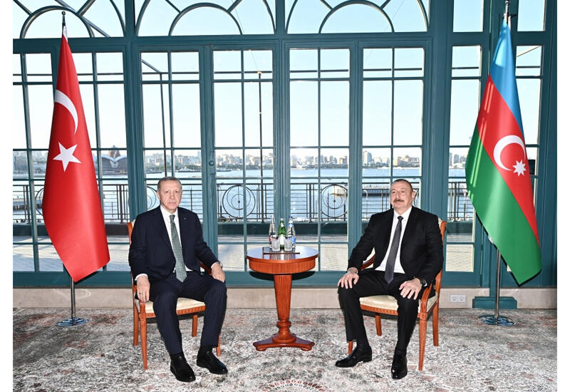 Состоялась встреча Президента Ильхама Алиева с Президентом Реджепом Тайипом Эрдоганом