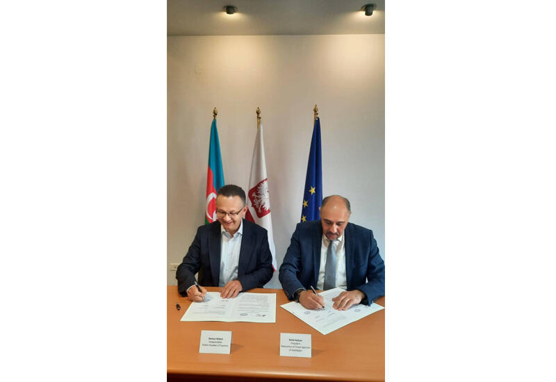Между туристическими организациями Азербайджана и Польши подписан меморандум о сотрудничестве