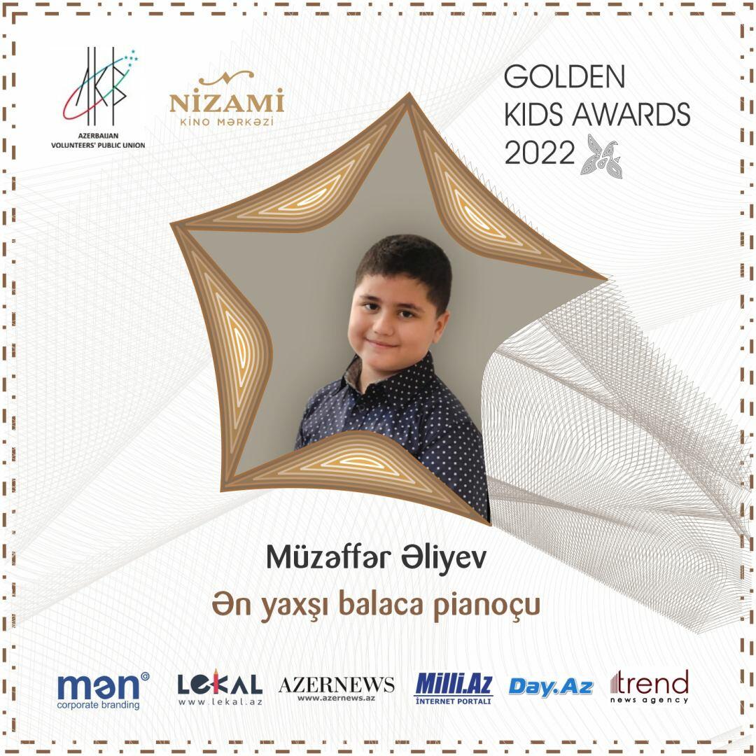 Медийные лица поздравят талантливых детей Азербайджана в рамках проекта Golden Kids Awards 2022