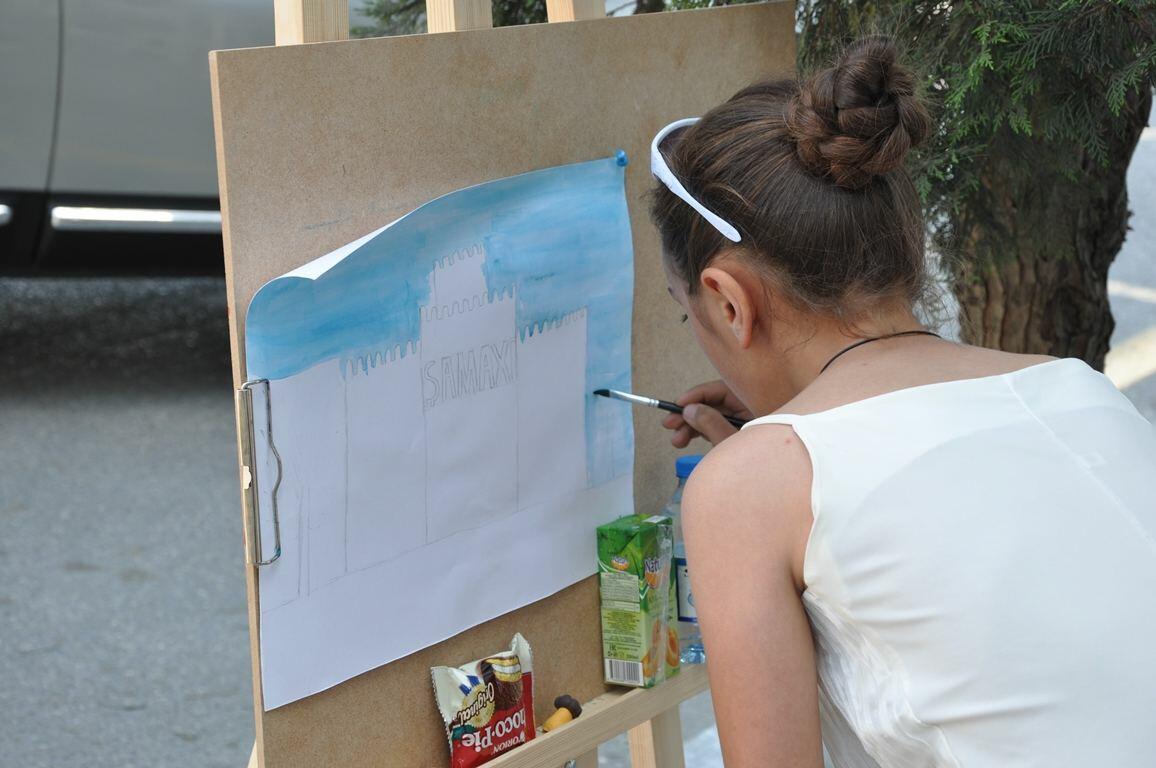 Юные художники из Шамахы побывали на пленэре в Баку