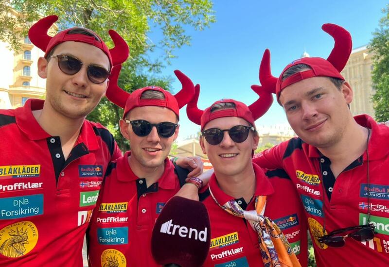 Болельщики из Норвегии рассказали о впечатлениях от Гран-при «Формулы-1» в Баку