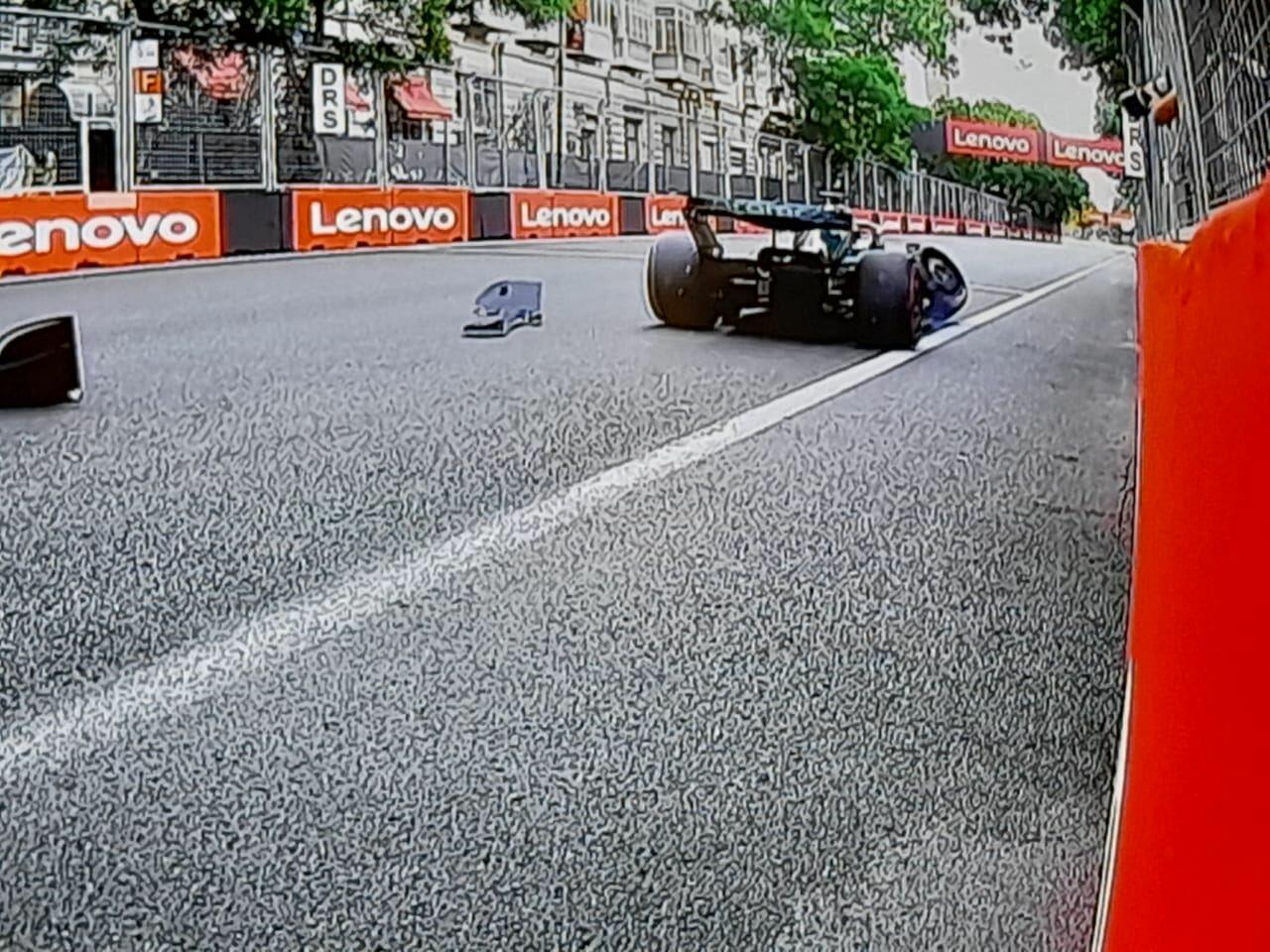 На квалификационной сессии «Формулы-1» в Баку произошла авария