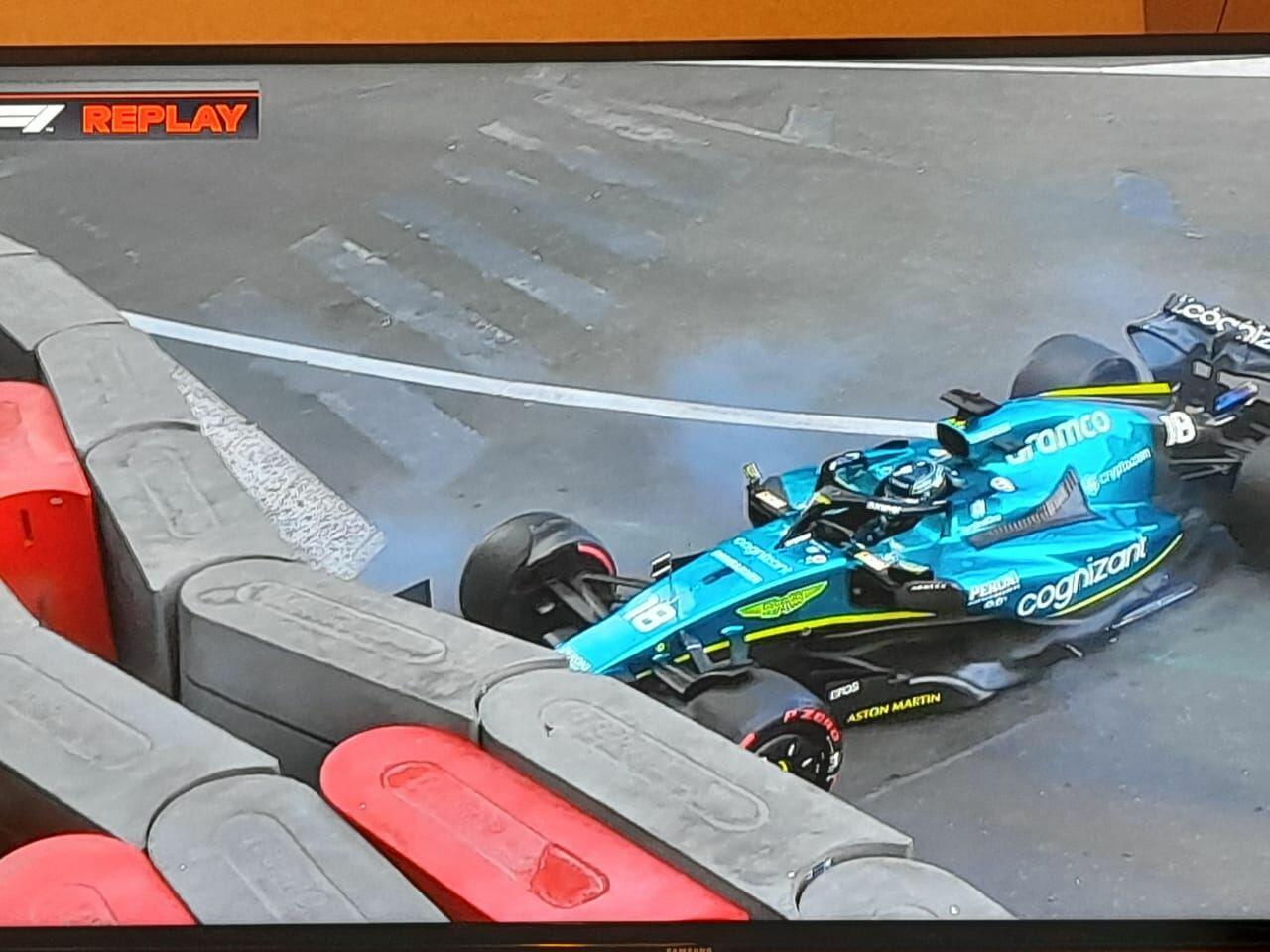 На квалификационной сессии «Формулы-1» в Баку произошла авария