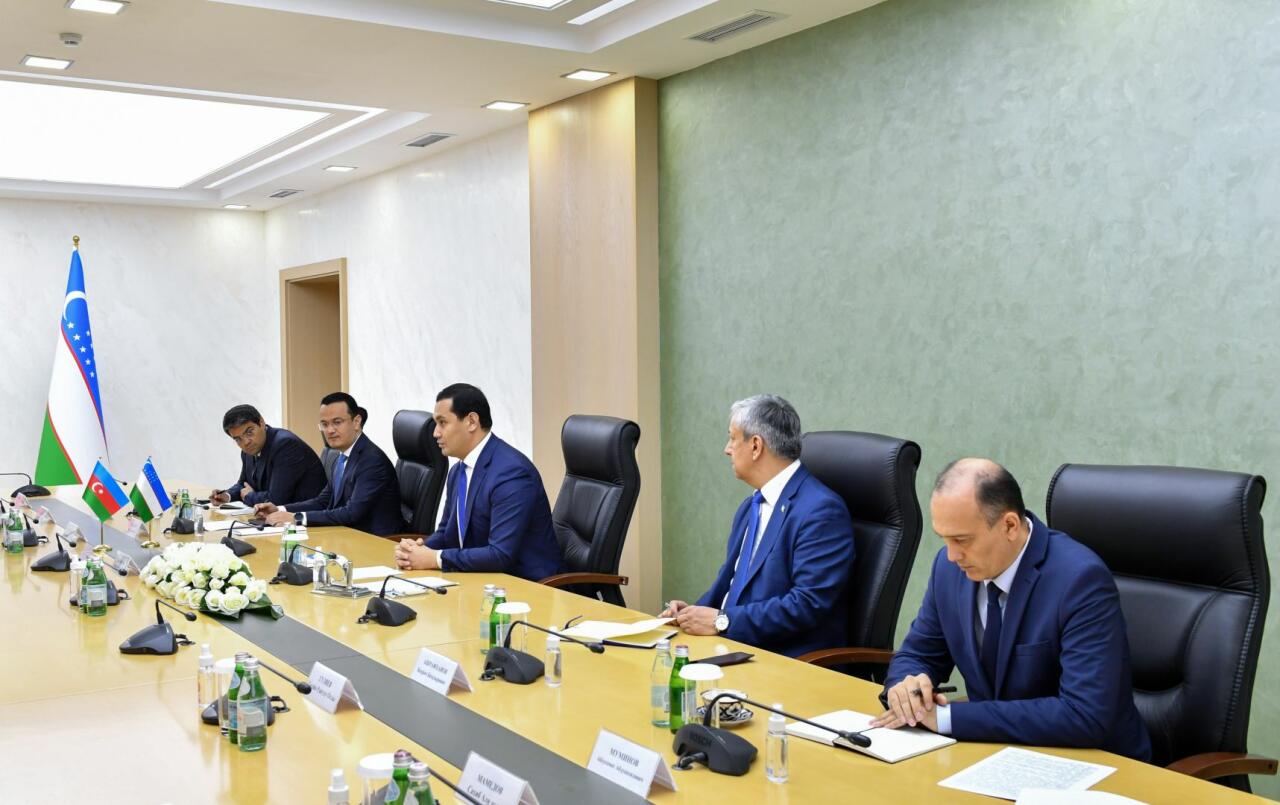 Микаил Джаббаров на встрече с заместителем премьер-министра Узбекистана