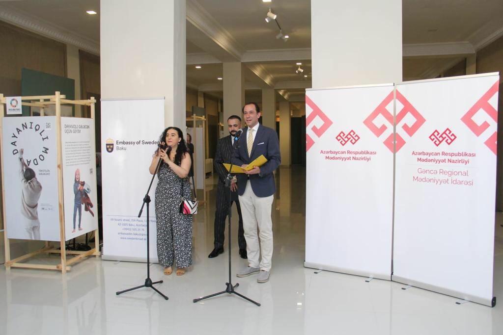 В Гяндже открылась выставка "Устойчивая мода: будущее текстиля"