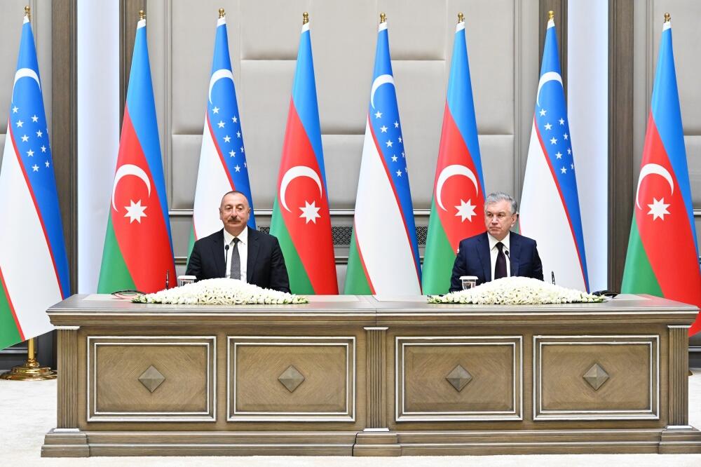 Состоялось подписание азербайджано-узбекских документов