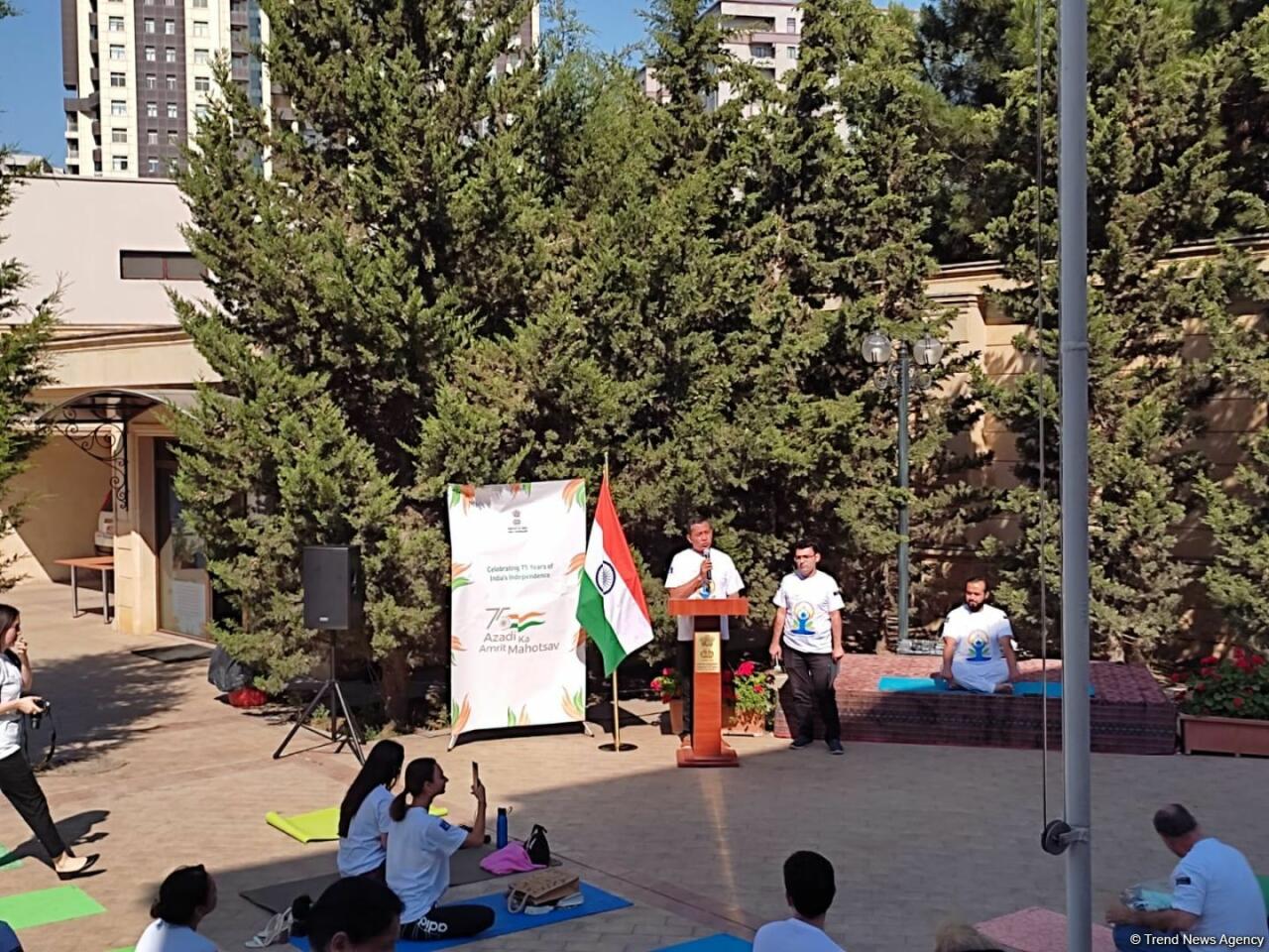В посольстве Индии в Азербайджане прошло мероприятие в рамках Международного дня йоги