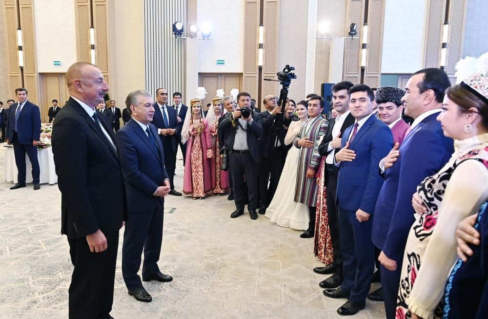 Президент Узбекистана Шавкат Мирзиёев устроил прием в честь Президента Ильхама Алиева
