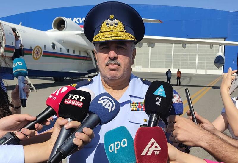 Азербайджанский самолет-амфибия будет участвовать в тушении пожаров в Турции