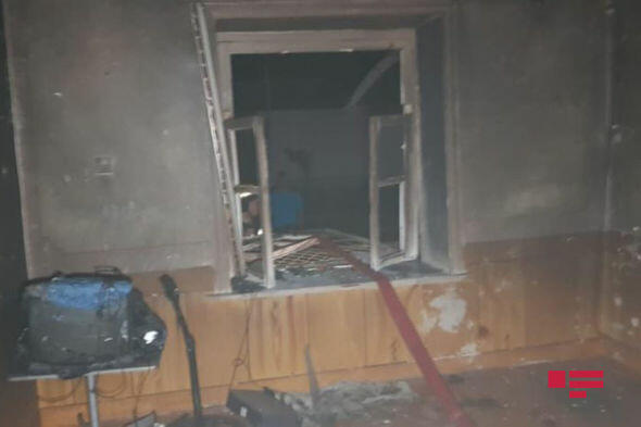 Пожар в доме в Уджаре