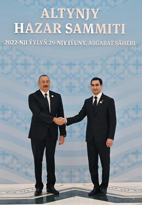 Президент Ильхам Алиев принял участие в VI Cаммите глав прикаспийских государств в Ашхабаде