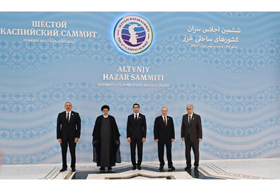 Президент Ильхам Алиев принял участие в VI Cаммите глав прикаспийских государств в Ашхабаде - ФОТО - ВИДЕО