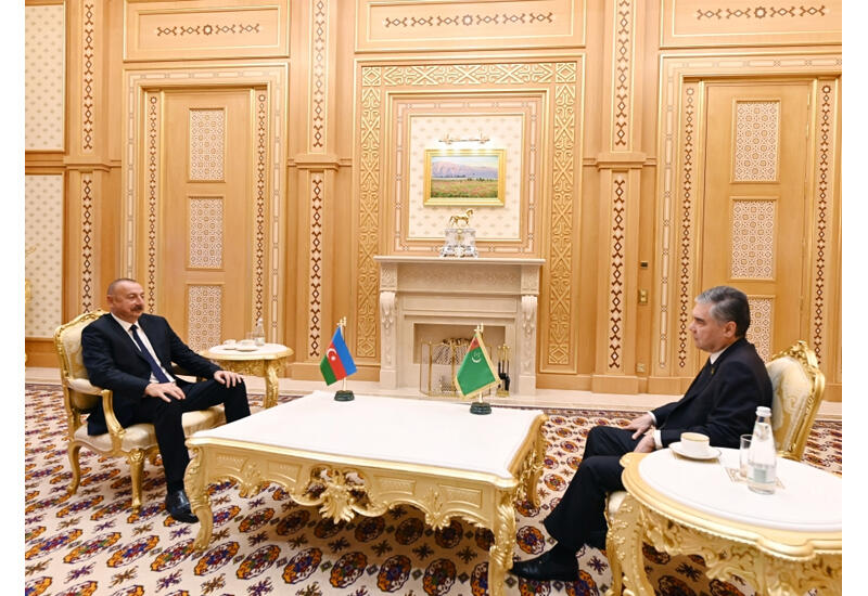 Президент Ильхам Алиев: Сегодня транспортный маршрут через Каспий приобретает особую важность