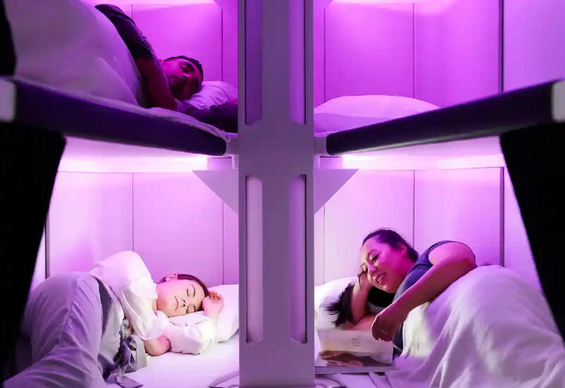 Новозеландская авиакомпания установит кабинки для сна на борту