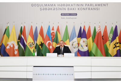 Президент Ильхам Алиев принял участие в Бакинской конференции Парламентской сети Движения неприсоединения - ФОТО - ВИДЕО