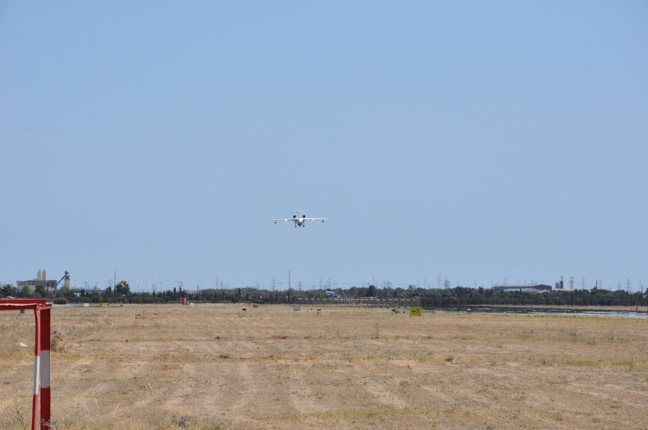 Самолет-амфибия МЧС, задействованный в тушении лесных пожаров в Турции, вернулся в Азербайджан