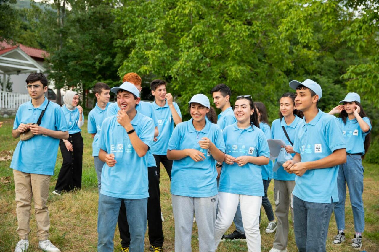 В Азербайджане состоялся очередной летний лагерь под названием «Вернем зубров в нашу природу!»