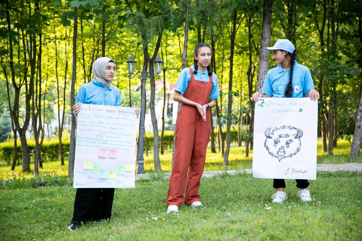 В Азербайджане состоялся очередной летний лагерь под названием «Вернем зубров в нашу природу!»