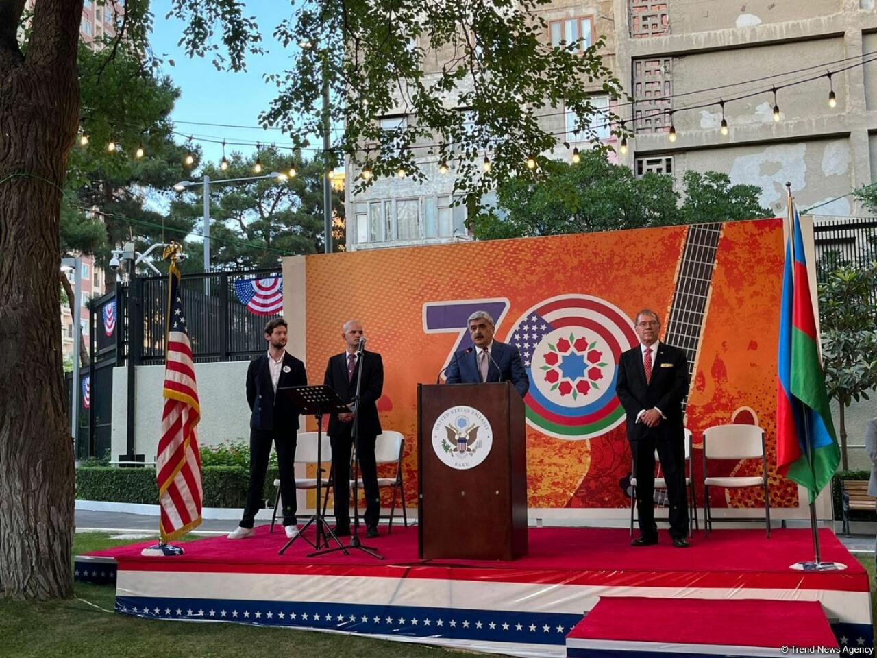В американском посольстве в Баку отметили День независимости США