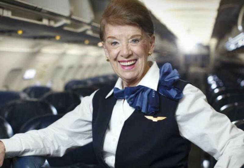 86-летняя американка вошла в Книгу рекордов как самая старая стюардесса