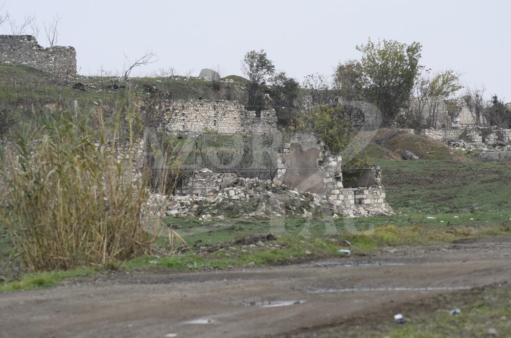 Село Айбасанлы Физулинского района, подвергшееся армянскому вандализму