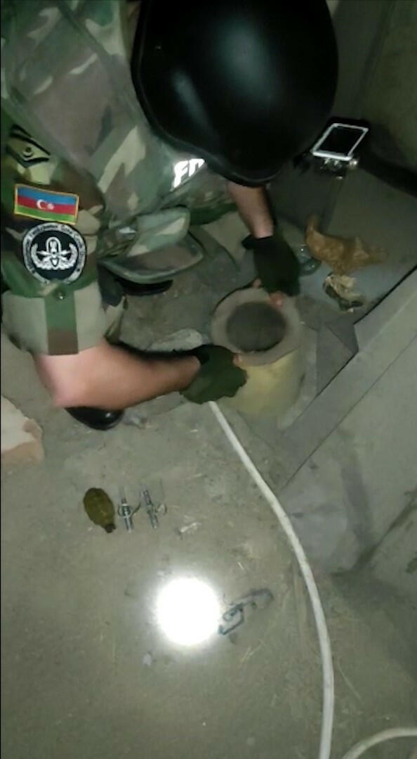В Баку обнаружена ручная граната Ф-1