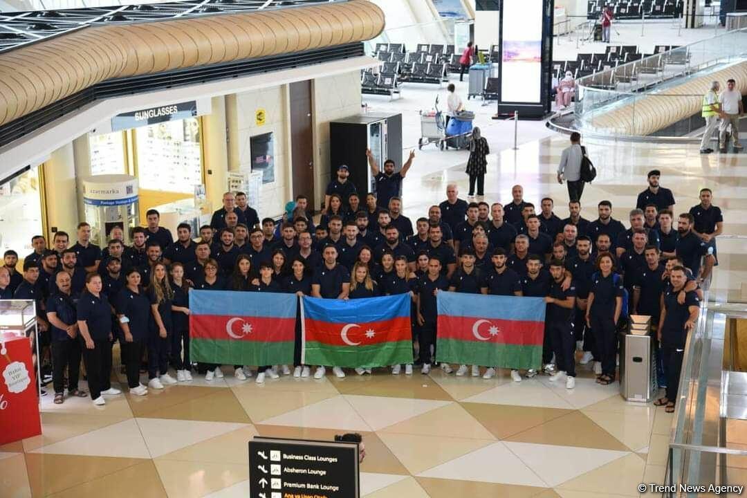 Азербайджанские спортсмены отправились в Турцию для участия в Исламиаде
