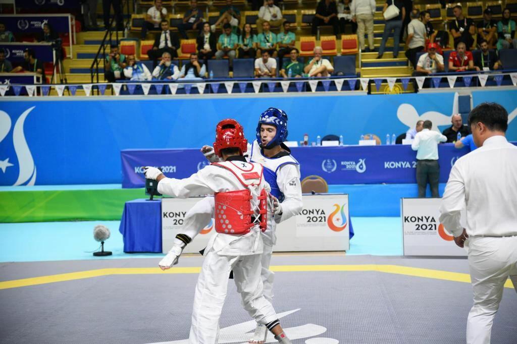 Азербайджанский тхэквондист вышел в полуфинал на Исламиаде