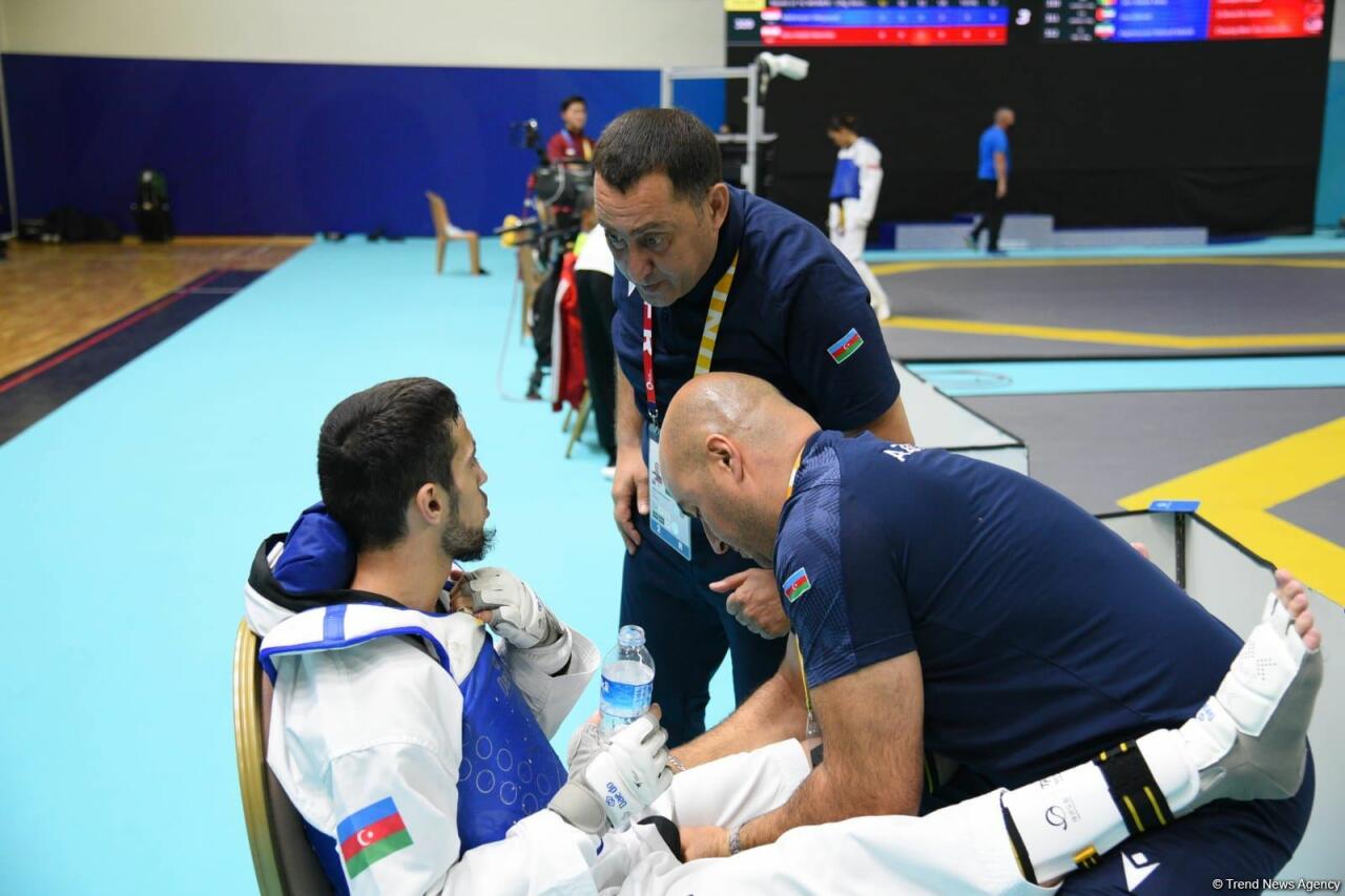 Еще один азербайджанский тхэквондист одержал первую победу на Исламиаде