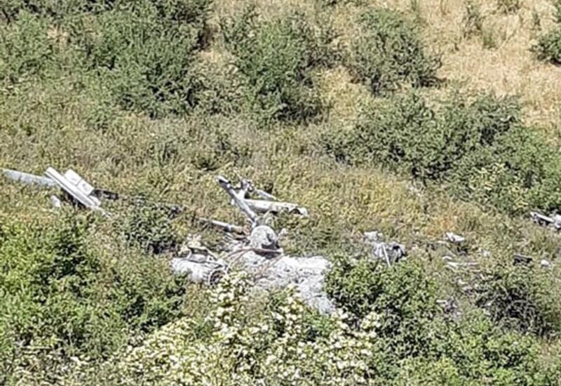 В Ходжавенде найдены обломки армянского вертолета