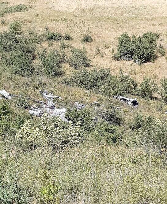 В Ходжавенде найдены обломки армянского вертолета