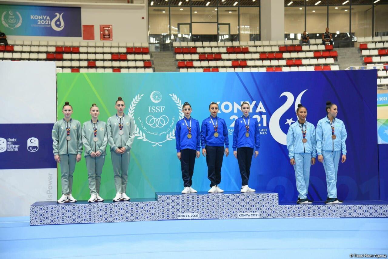 Групповая команда Азербайджана по художественной гимнастике завоевала "золото" Исламиады