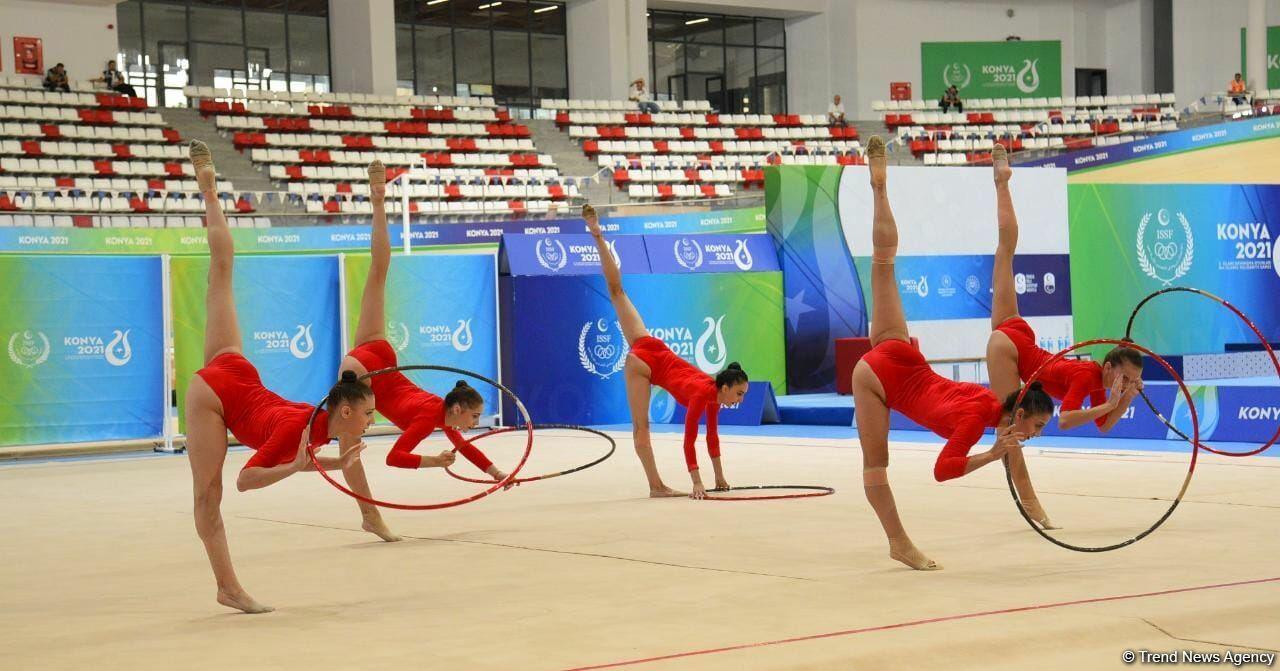 Ярко и захватывающе - групповая команда Азербайджана по художественной гимнастике выступает на Исламиаде