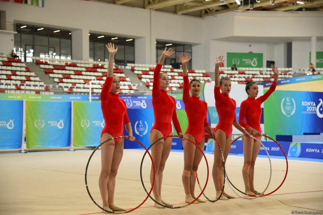Ярко и захватывающе - групповая команда Азербайджана по художественной гимнастике выступает на Исламиаде