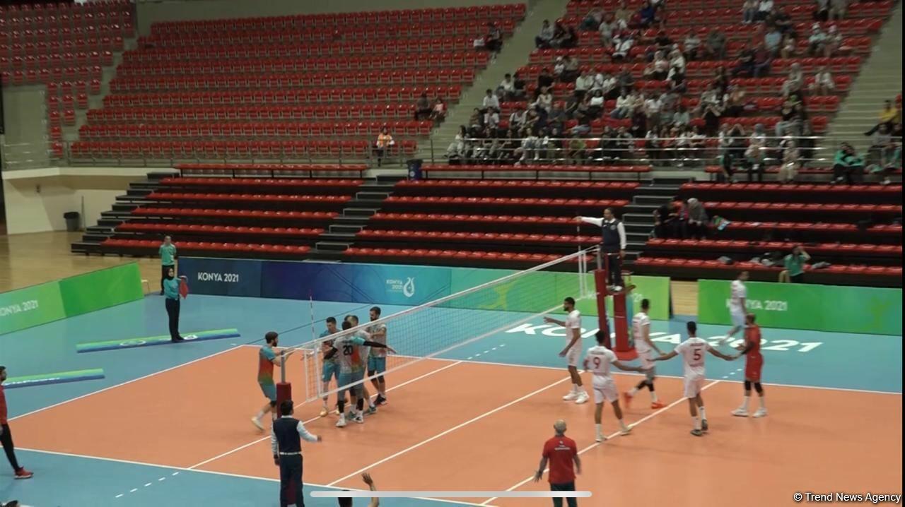 Азербайджанская мужская сборная по волейболу выиграла сборную Марокко на Исламиаде