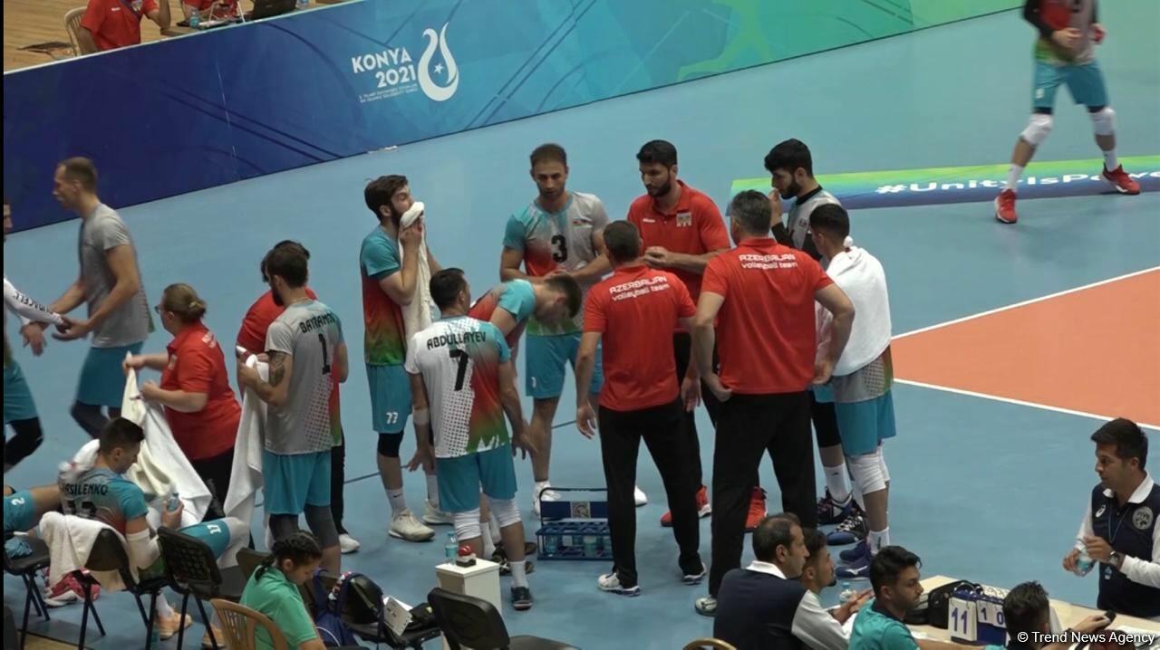 Азербайджанская мужская сборная по волейболу выиграла сборную Марокко на Исламиаде