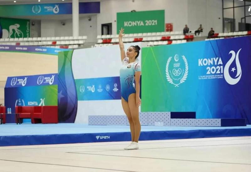 Азербайджанская гимнастка Медина Мустафаева завоевала "серебро" Исламиады