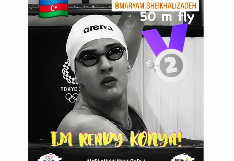 Азербайджанская спортсменка выиграла серебро Исламиады по плаванию