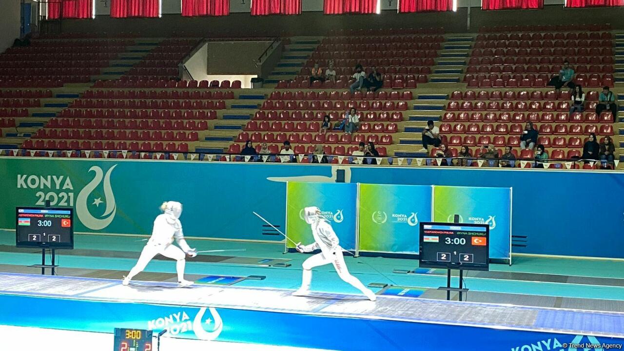 Азербайджанская спортсменка по фехтованию на саблях выиграла серебряную медаль Исламиады