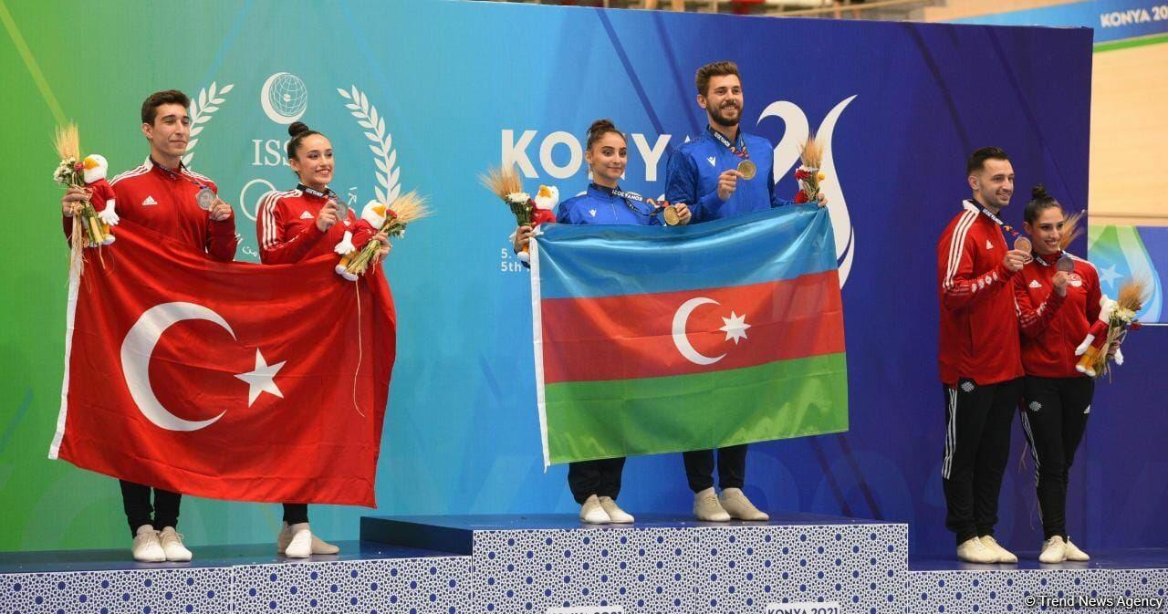 Аэробная гимнастика на Исламиаде: пять медалей азербайджанских спортсменов