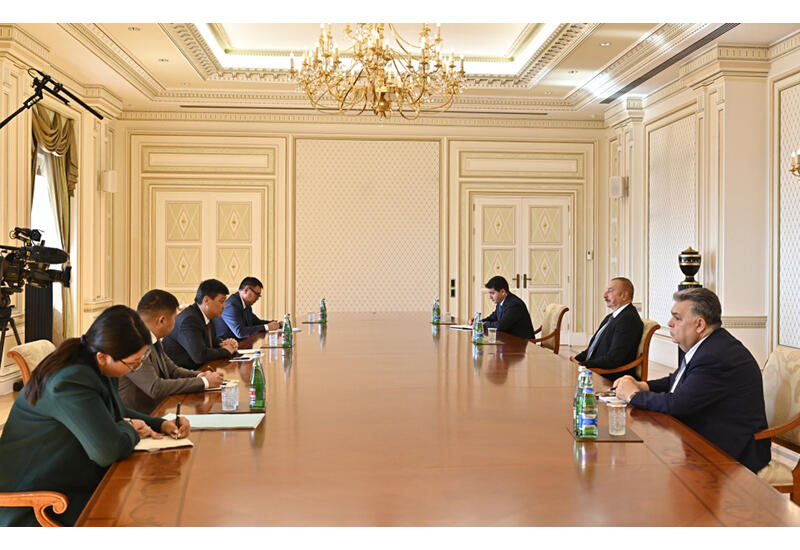 Президент Ильхам Алиев принял заместителя председателя Кабмина Кыргызстана