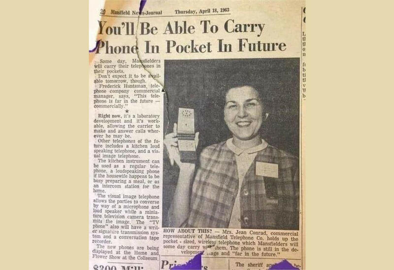 В газете 1960-х годов обнаружили первое упоминание смартфонов