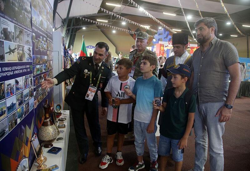 Азербайджанский павильон в рамках «Армейских международных игр-2022» вызывает большой интерес посетителей