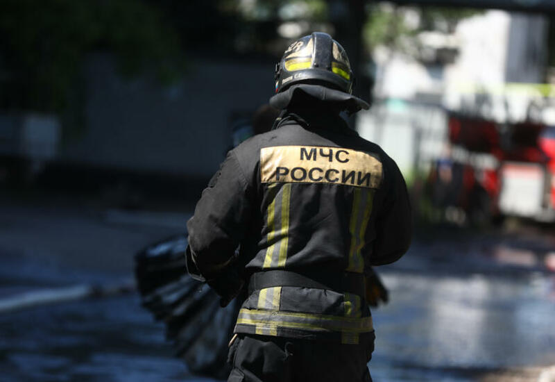 Видео масштабного пожара в ТЦ в Ростове-на-Дону