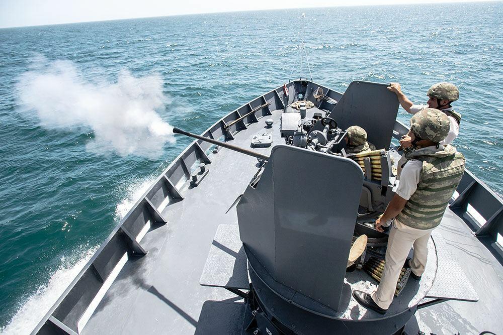 Военные моряки выполнили задачи по очередному эпизоду конкурса "Кубок моря"