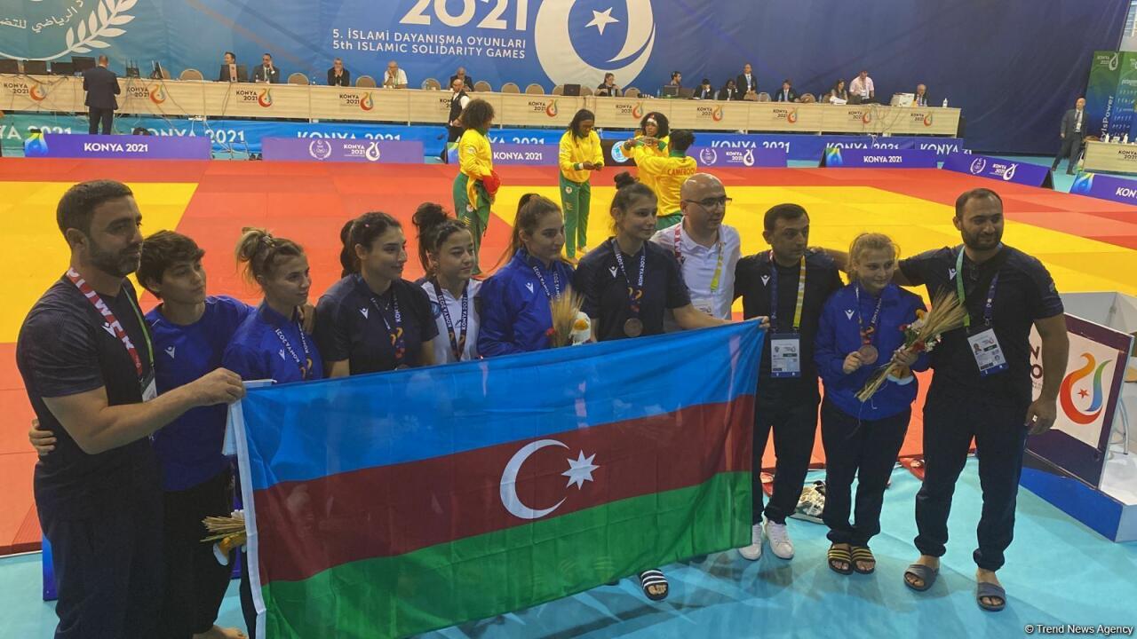 Азербайджанские дзюдоистки завоевали бронзовую медаль Исламиады