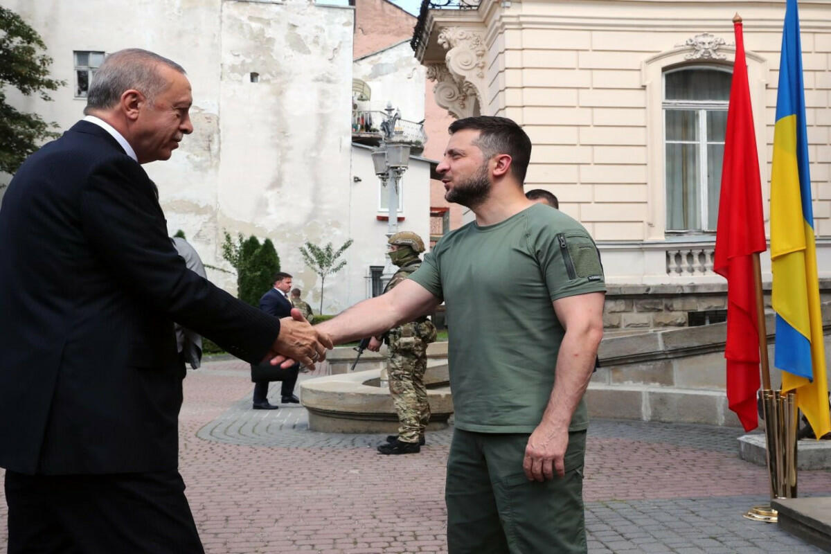 Во Львове проходит встреча Эрдогана и Зеленского