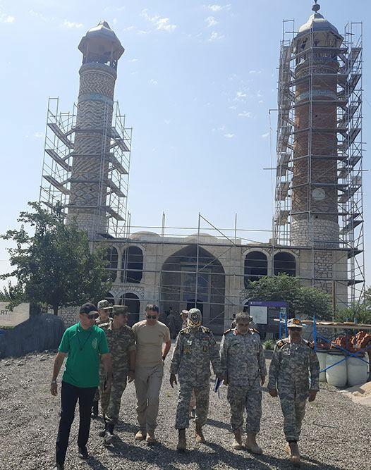 Иранская военная делегация посетила Агдам